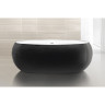 Акриловая ванна BELBAGNO BB18-NERO/BIA