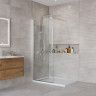 Душевая перегородка BELBAGNO KRAFT-L-1-800-C-Cr с односторонним входом 800x1950 мм KRAFT-L-1-80-C-Cr