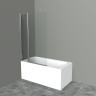 Шторка для ванны 100 см BELBAGNO UNO-V-11-100/150-C-Cr