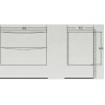 Тумба Rovere Vintage Bianco 79,6 см BELBAGNO ACQUA ACQUA-800-2C-SO-RVB